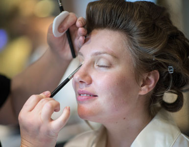 Make Up Takes Up So Much Time For the Bride and Bridesmaids